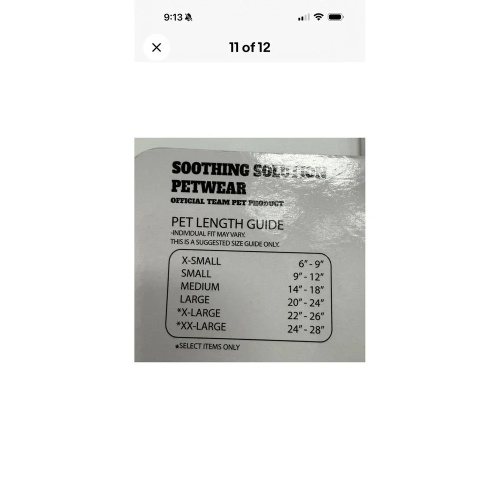 Michigan State Spartans Soothing Solution Vest Dogs Anxiety Shirt Calming SMALL